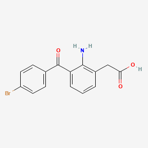 Chemical structure of Bromfenac