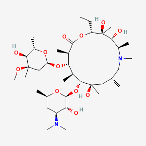 Chemical structure of Azithromycin