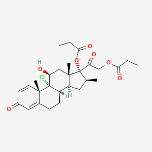 Chemical structure of Beclomethasone Dipropionate