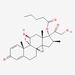 Chemical structure of Betamethasone Valerate