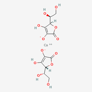 Chemical structure of Calcium Ascorbate