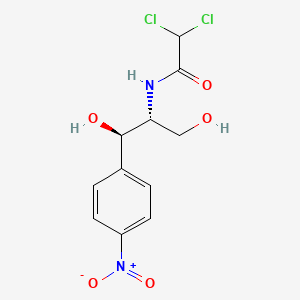 Chemical structure of Chloramphenicol