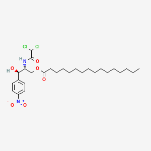 Chemical structure of Chloramphenicol Palmitate