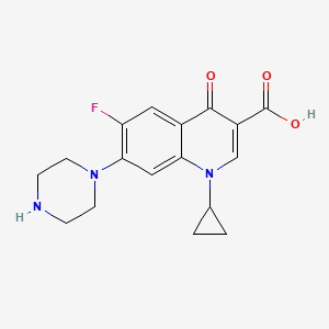 Chemical structure of Ciprofloxacin