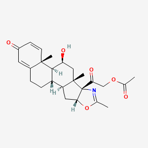 Chemical structure of Deflazacort