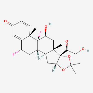 Chemical structure of Fluocinolone Acetonide