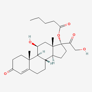 Chemical structure of Hydrocortisone Valerate