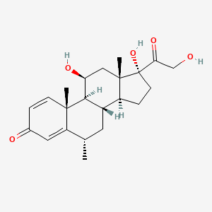 Chemical structure of Methylprednisolone