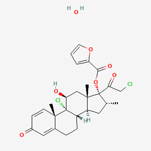 Chemical structure of Mometasone Furoate Monohydrate