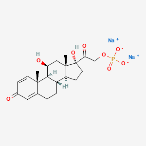 Chemical structure of Prednisolone Sodium Phosphate