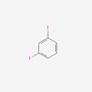 Chemical structure of Benzene, 1,3-diiodo-