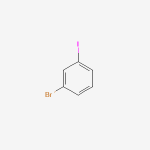 Chemical structure of Benzene, 1-bromo-3-iodo-
