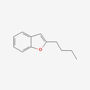 Chemical structure of 2-Butylbenzofuran