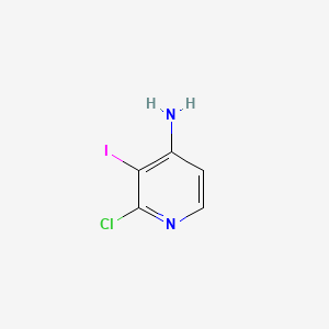 Chemical structure of 2-Chloro-3-iodopyridin-4-amine