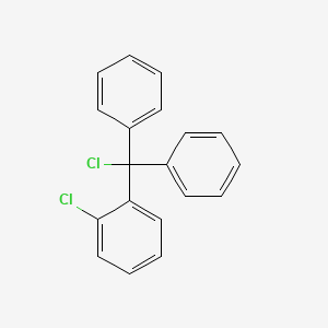 Chemical structure of 2-Chlorotrityl chloride
