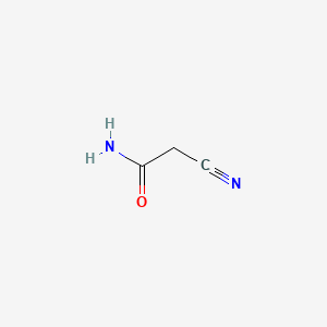 Chemical structure of Cyanoacetamide