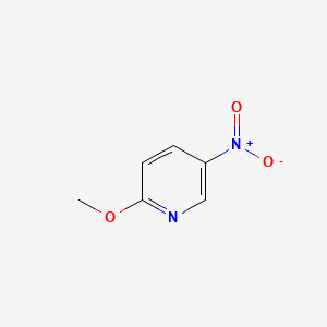 Chemical structure of 2-Methoxy-5-nitropyridine