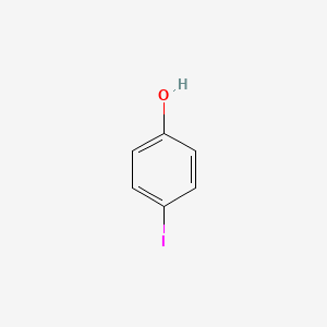 Chemical structure of 4-Iodophenol