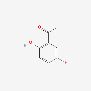 Chemical structure of 2-Acetyl-4-fluorophenol