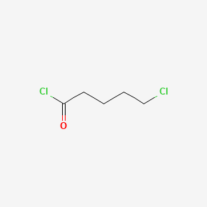 Chemical structure of 5-Chlorovaleryl chloride