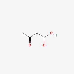 Chemical structure of Acetoacetic Acid