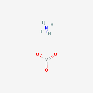 Chemical structure of Ammonium metavanadate