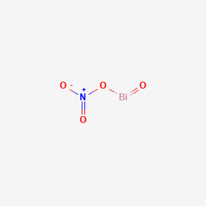 Chemical structure of (Nitrooxy)oxobismuthine