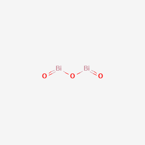 Chemical structure of Bismuth oxide (Bi2O3)