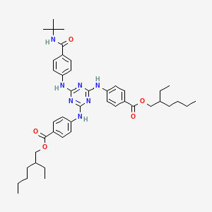 Chemical structure of Iscotrizinol