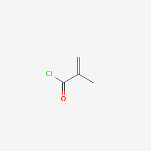 Chemical structure of Methacryloyl chloride