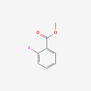Chemical structure of Benzoic acid, 2-iodo-, methyl ester