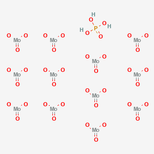 Chemical structure of 12-Molybdophosphoric acid