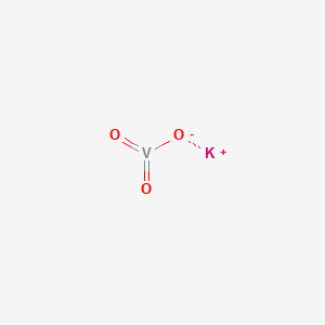 Chemical structure of Potassium metavanadate