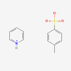 Chemical structure of Benzenesulfonic acid, 4-methyl-, compd. with pyridine (1:1)