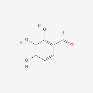 Chemical structure of 2,3,4-Trihydroxybenzaldehyde