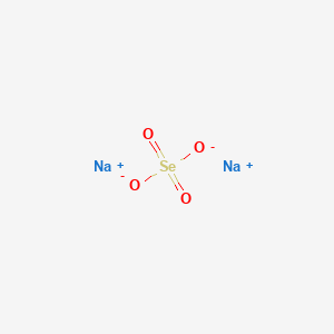 Chemical structure of Sodium Selenate