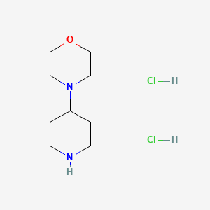 Chemical structure of 4-(Piperidin-4-yl)morpholine dihydrochloride