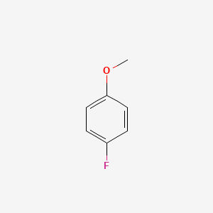 Chemical structure of 4-Fluoroanisole