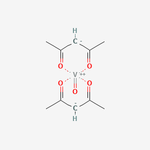 Chemical structure of Vanadyl acetylacetonate