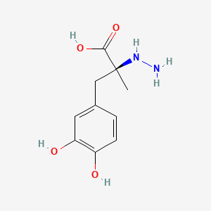 Chemical structure of Carbidopa