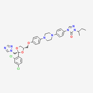 Chemical structure of Itraconazole