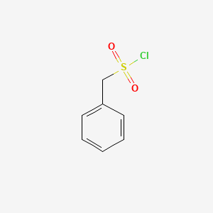 Chemical structure of Phenylmethanesulfonyl chloride