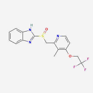 Chemical structure of Lansoprazole