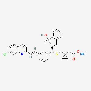 Chemical structure of Montelukast Sodium