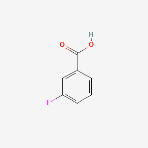 Chemical structure of 3-Iodobenzoic acid