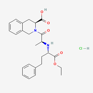 Chemical structure of Quinapril Hydrochloride