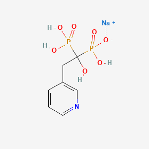 Chemical structure of Risedronate Sodium