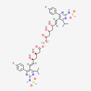 Chemical structure of Rosuvastatin Calcium