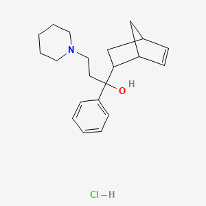 Chemical structure of Biperiden Hydrochloride
