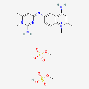 Chemical structure of Quinapyramine Sulfate
